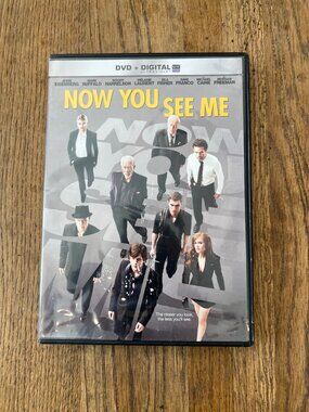 Now You See Me 2013 Movie DVD + Digital Edition Pre-Owned